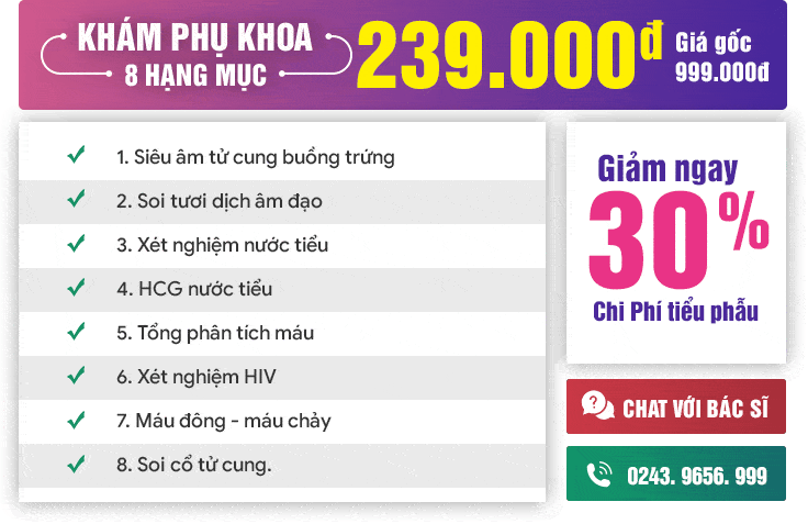 Gói khám phụ khoa