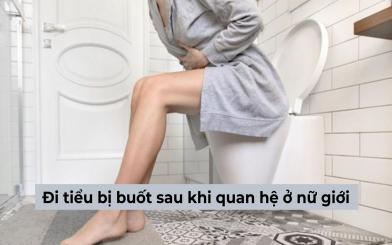 Đi tiểu bị buốt sau khi quan hệ ở nữ liệu có nguy hiểm không?