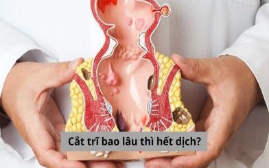 Cắt trĩ bao lâu thì hết dịch, bao lâu thì lành? [Giải đáp]