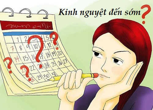 Kinh nguyệt đến sớm