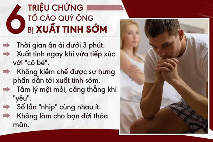 Suất tinh sớm ở nam giới là như thế nào?