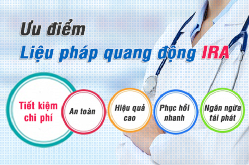 Liệu pháp quang động IRA điều trị sùi mào gà hiệu quả