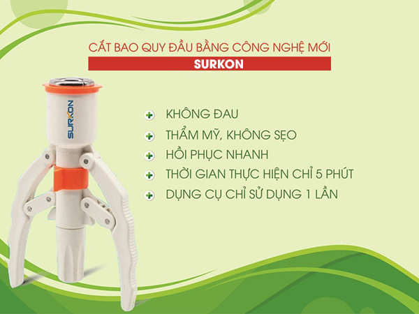 Phương pháp cắt bao quy đầu tân tiến hiện nay