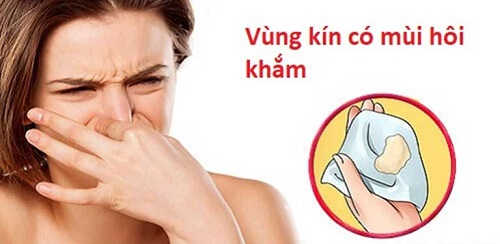 Vùng kín có mùi hôi khắm